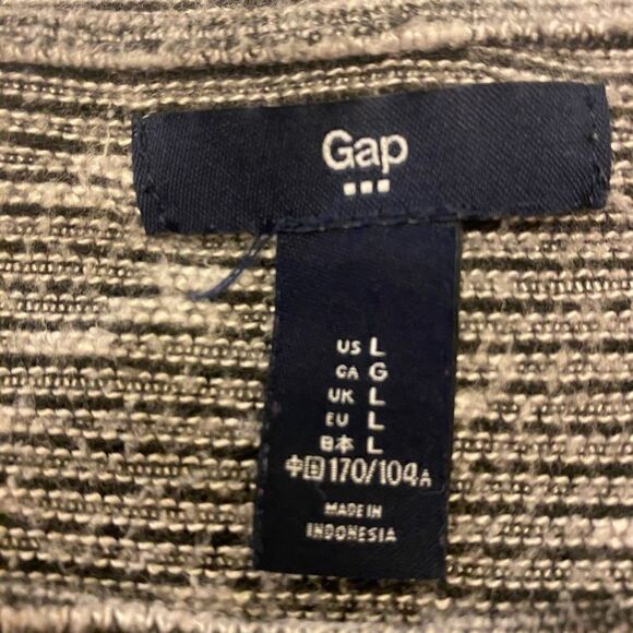 Gap Long Sleeve Black and White Striped Top‎ - Picture 8 of 11